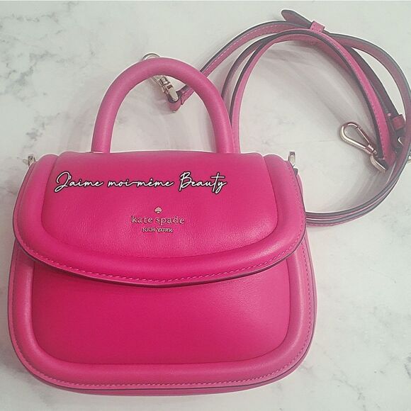Bright pink kate spade purse sale